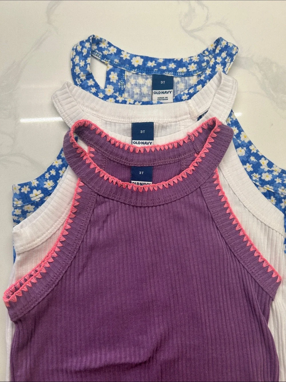 Old Navy Ribbed Tank Top Bundle (3)